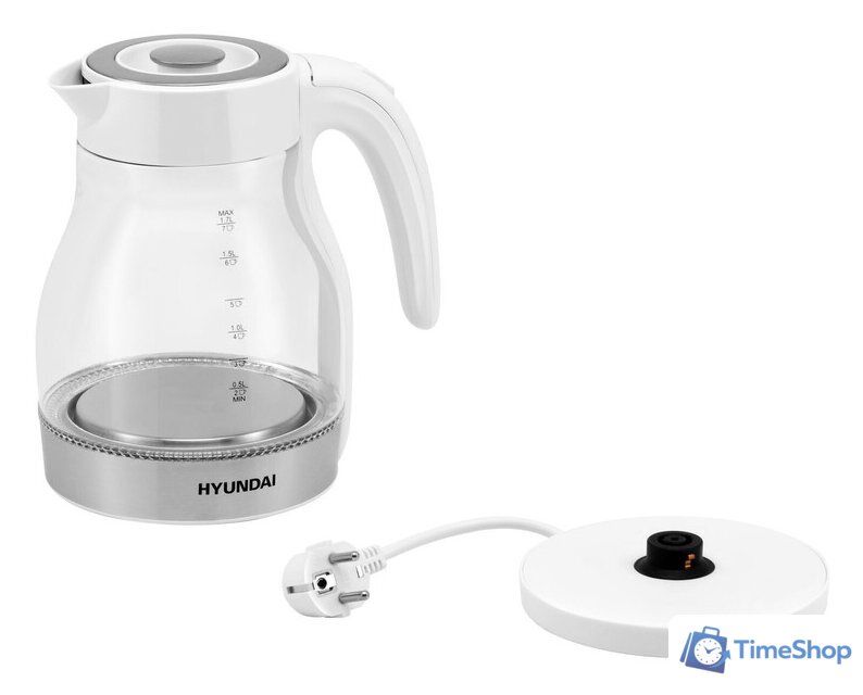 Электрический чайник Hyundai HYK-G3802 - Изображение №7 — Интернет-магазин Time-Shop