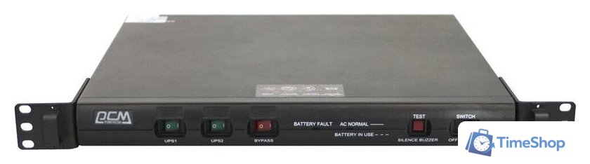 Источник бесперебойного питания Powercom King Pro RM KIN-1000AP-RM-1U - Изображение №1 — Интернет-магазин Time-Shop