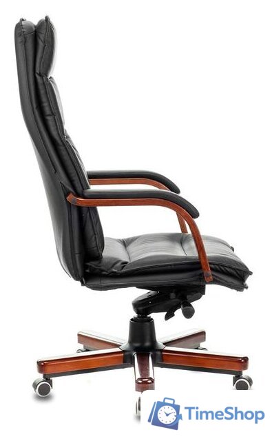 Офисное кресло Бюрократ T-9927WALNUT (черный) - Изображение №4 — Интернет-магазин Time-Shop