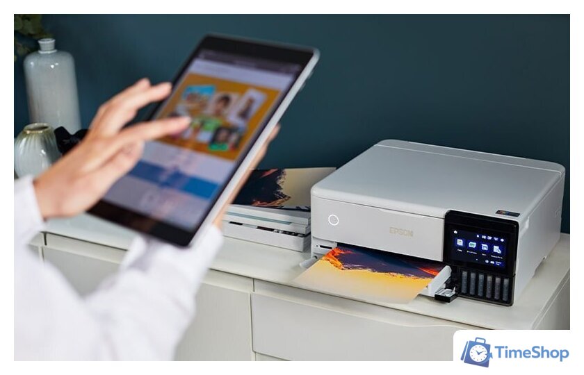 МФУ Epson L8160 (белый) - Изображение №8 — Интернет-магазин Time-Shop