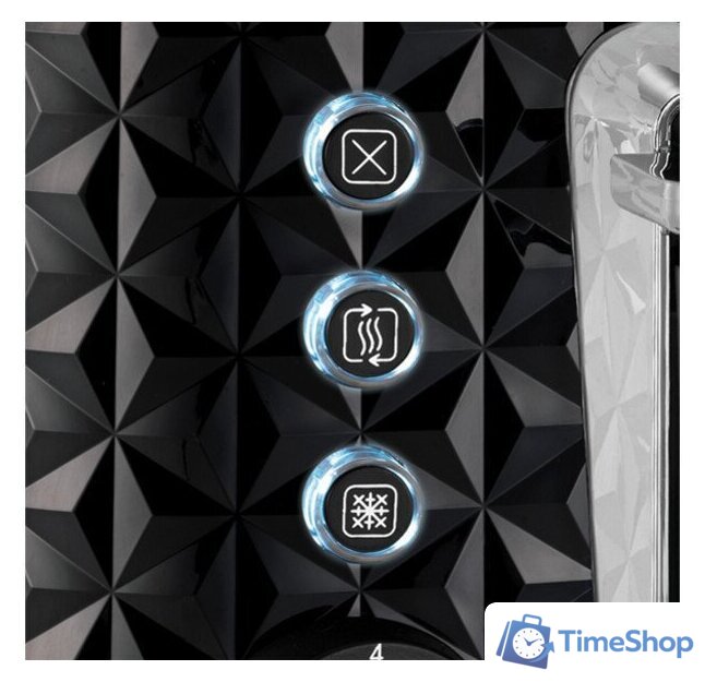 Тостер Morphy Richards Vector Black 4-Slice 248131 - Изображение №2 — Интернет-магазин Time-Shop