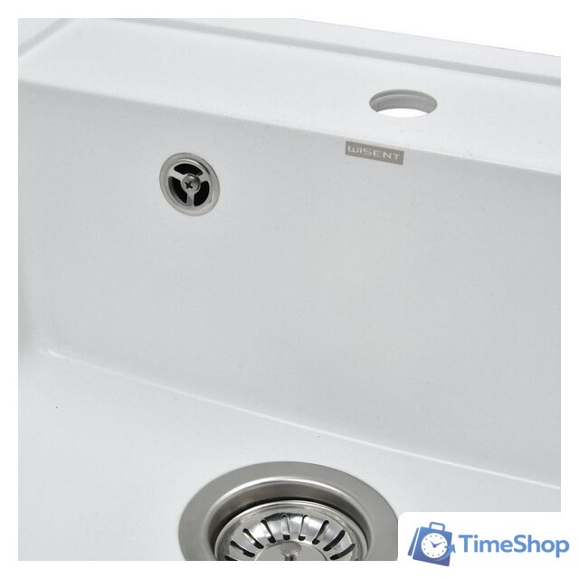 Кухонная мойка Wisent 510-28W (с сифоном GER013) - Изображение №4 — Интернет-магазин Time-Shop