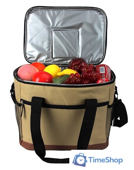 Термосумка Miru 9037 18л (коричневый) - Изображение №5 — Интернет-магазин Time-Shop