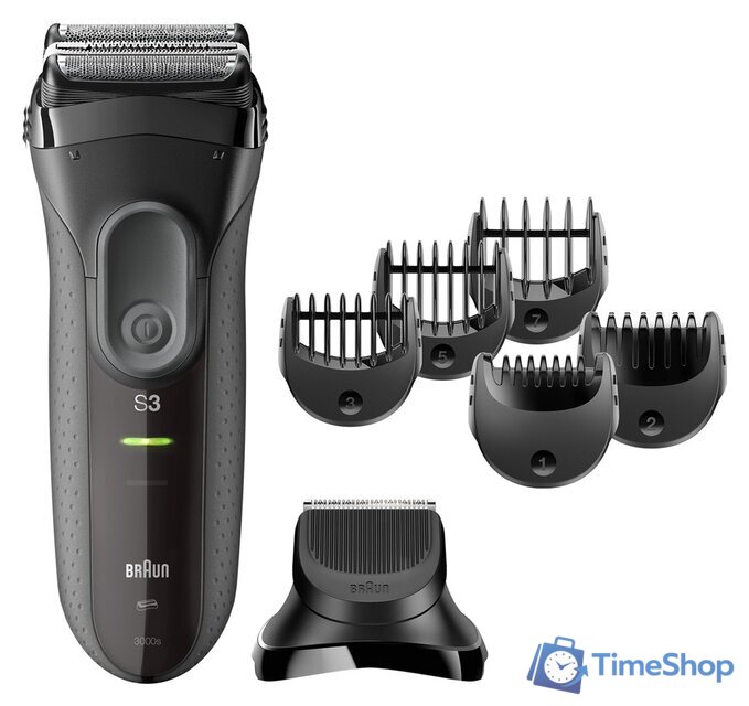 Электробритва Braun Series 3 Shave & Style 3000BT - Изображение №1 — Интернет-магазин Time-Shop