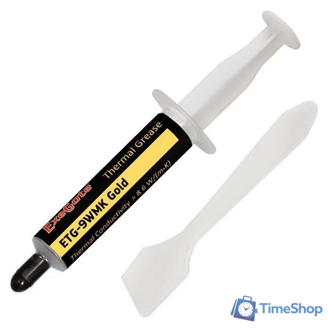 Термопаста ExeGate ETG-9WMK Gold EX282344RUS (8 г.) - Изображение №1 — Интернет-магазин Time-Shop