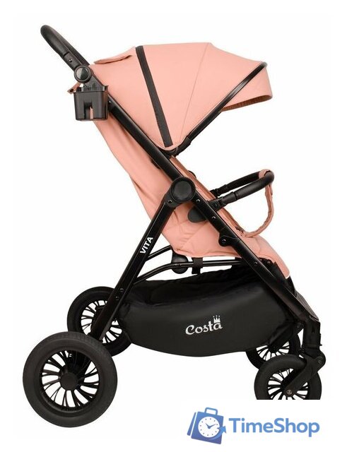 Коляска прогулочная «книга» Costa Vita VT-9 (пыльная роза) - Изображение №3 — Интернет-магазин Time-Shop