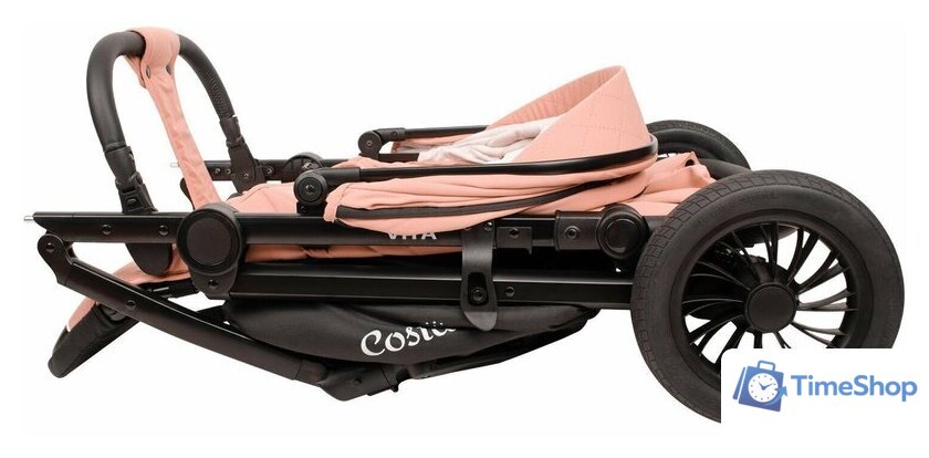 Коляска прогулочная «книга» Costa Vita VT-9 (пыльная роза) - Изображение №9 — Интернет-магазин Time-Shop