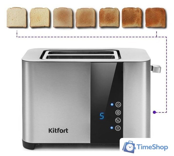 Тостер Kitfort KT-2047 - Изображение №5 — Интернет-магазин Time-Shop