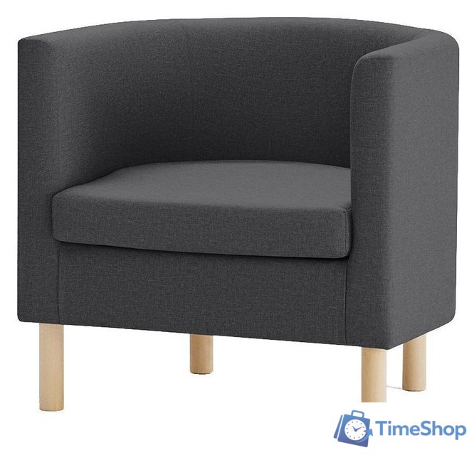 Интерьерное кресло Mio Tesoro Агата 351 (темно-серый 1173) - Изображение №6 — Интернет-магазин Time-Shop