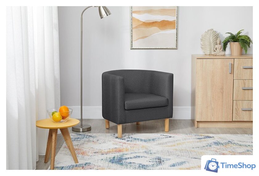 Интерьерное кресло Mio Tesoro Агата 351 (темно-серый 1173) - Изображение №15 — Интернет-магазин Time-Shop