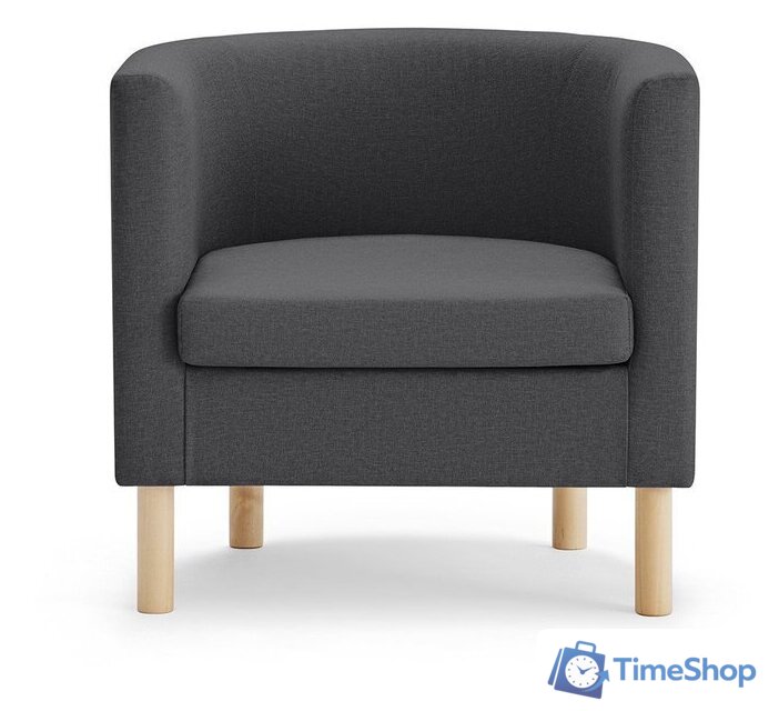 Интерьерное кресло Mio Tesoro Агата 351 (темно-серый 1173) - Изображение №8 — Интернет-магазин Time-Shop