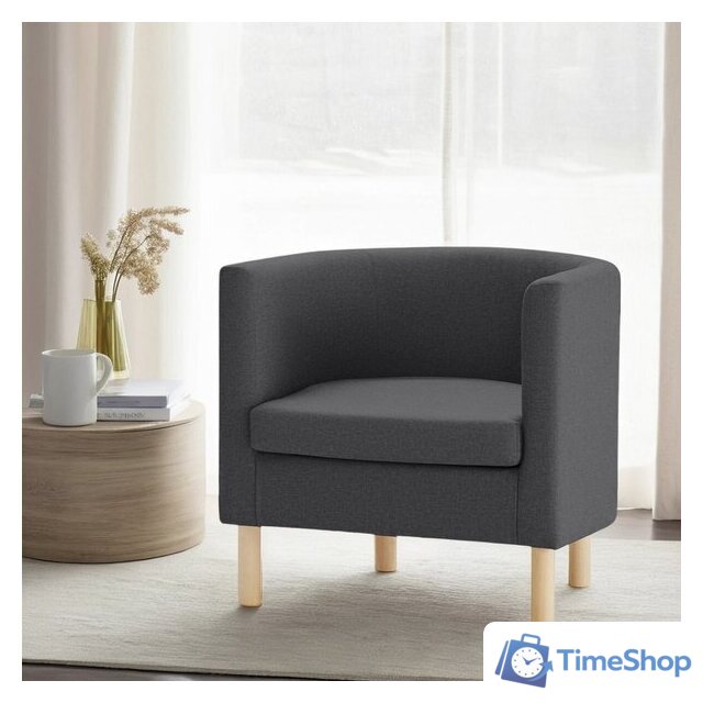 Интерьерное кресло Mio Tesoro Агата 351 (темно-серый 1173) - Изображение №4 — Интернет-магазин Time-Shop