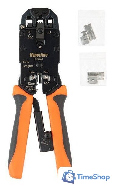 Кримпер Hyperline HT-2008AR (черный/оранжевый) - Изображение №1 — Интернет-магазин Time-Shop