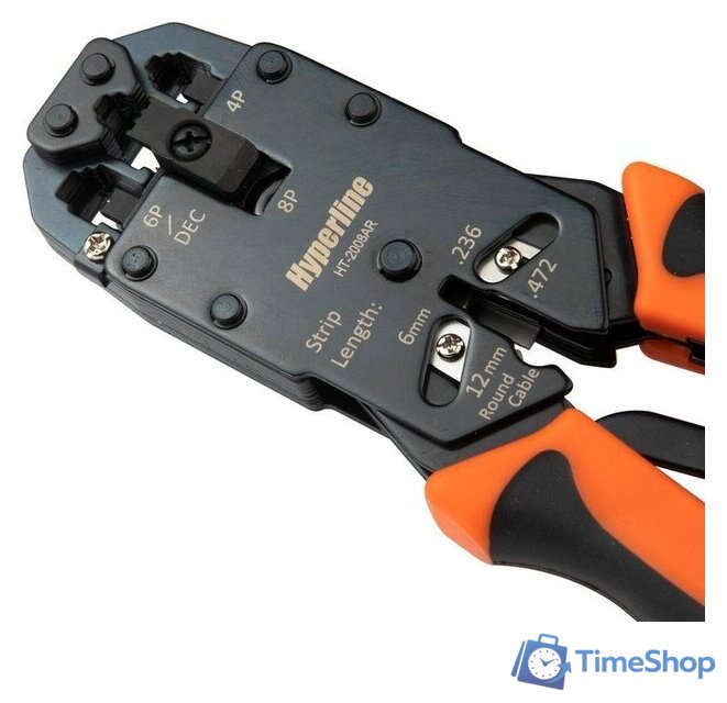 Кримпер Hyperline HT-2008AR (черный/оранжевый) - Изображение №3 — Интернет-магазин Time-Shop