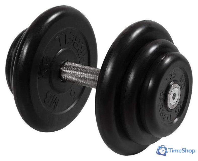 Гантель MB Barbell Профи 18.5 кг (вращающаяся ручка) - Изображение №1 — Интернет-магазин Time-Shop