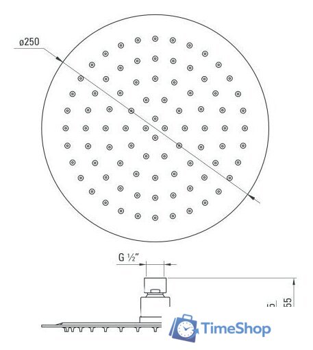 Душевая система  Deante DEANTE_002M - Изображение №9 — Интернет-магазин Time-Shop
