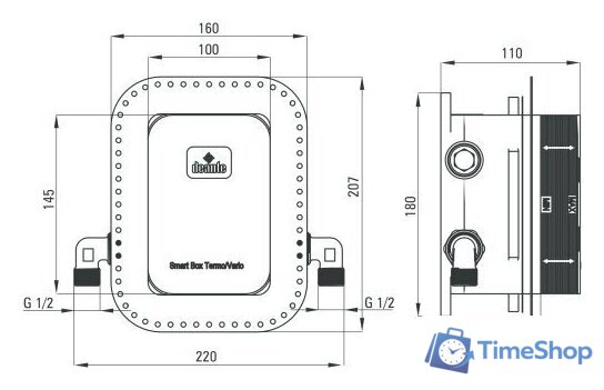 Душевая система  Deante DEANTE_002M - Изображение №14 — Интернет-магазин Time-Shop