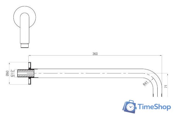 Душевая система  Deante DEANTE_002M - Изображение №5 — Интернет-магазин Time-Shop