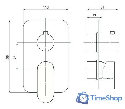 Душевая система  Deante DEANTE_002M - Изображение №3 — Интернет-магазин Time-Shop