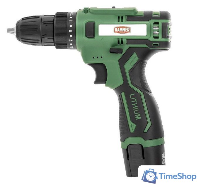 Дрель-шуруповерт Hammer ACD12/2C (с 2-мя АКБ, кейс) - Изображение №3 — Интернет-магазин Time-Shop