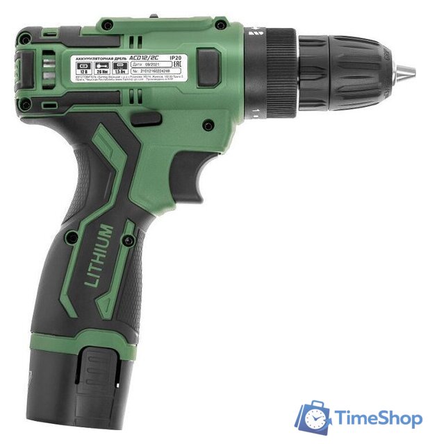 Дрель-шуруповерт Hammer ACD12/2C (с 2-мя АКБ, кейс) - Изображение №4 — Интернет-магазин Time-Shop