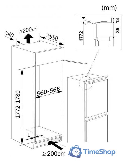 Холодильник MPM 240-FFH-01/A - Изображение №3 — Интернет-магазин Time-Shop