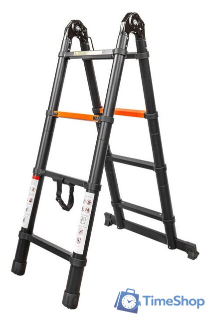 Лестница-трансформер RockForce RF-UP130-M (2x4 ступени) - Изображение №1 — Интернет-магазин Time-Shop