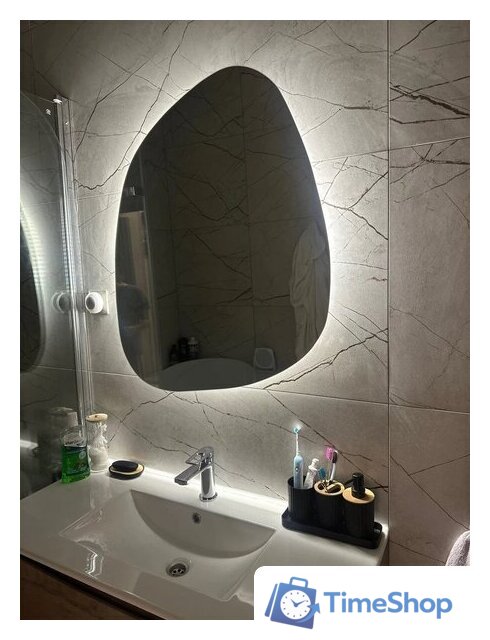 Зеркало EMZE 72x90 LED.NF.72.90.SW.4K (с подсветкой) - Изображение №2 — Интернет-магазин Time-Shop