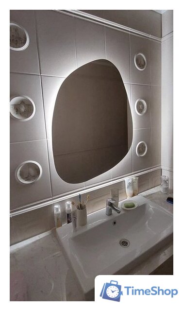 Зеркало EMZE 72x90 LED.NF.72.90.SW.4K (с подсветкой) - Изображение №3 — Интернет-магазин Time-Shop