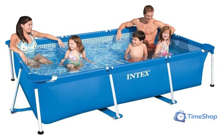 Каркасный бассейн Intex Rectangular Frame 300x200x75 (58981/28272) - Изображение №1 — Интернет-магазин Time-Shop