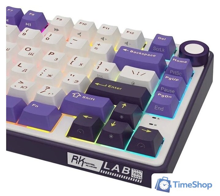 Клавиатура Royal Kludge R75 RGB Blackberry (RK Brown) - Изображение №6 — Интернет-магазин Time-Shop