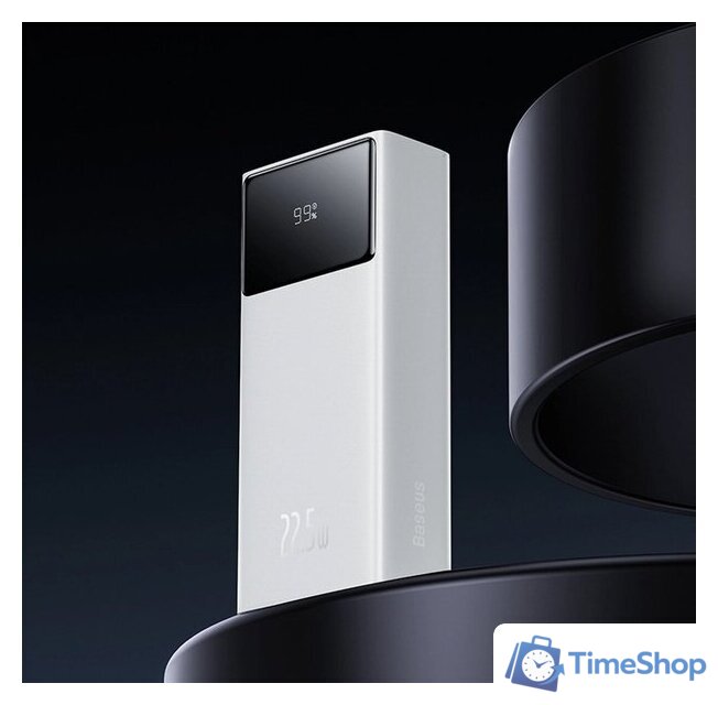 Внешний аккумулятор Baseus EnerFill FP41 Power Bank 22.5W 30000mAh (белый) - Изображение №10 — Интернет-магазин Time-Shop