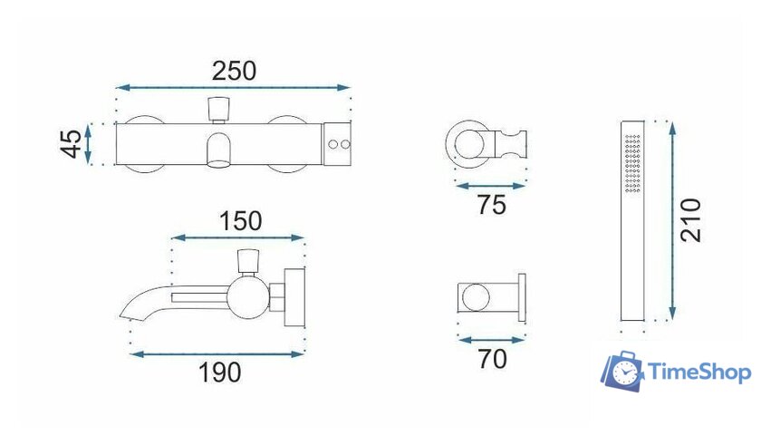 Смеситель Rea Lungo White B8030 (белый) - Изображение №6 — Интернет-магазин Time-Shop