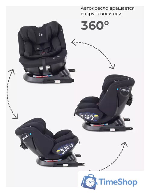 Детское автокресло Rant Nitro Isofix UB619 (черный) - Изображение №4 — Интернет-магазин Time-Shop