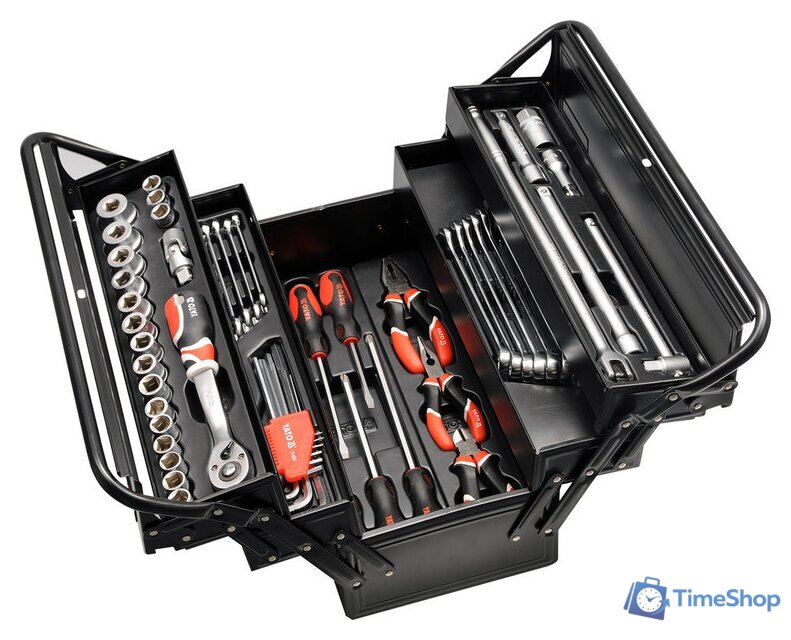 Универсальный набор инструментов Yato YT-3895 62 предмета - Изображение №1 — Интернет-магазин Time-Shop