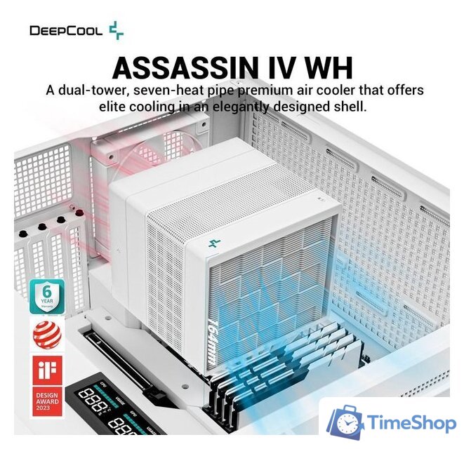 Кулер для процессора DeepCool Assassin IV White Edition - Изображение №9 — Интернет-магазин Time-Shop