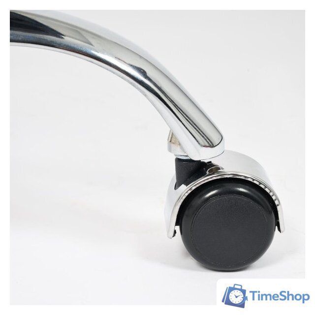 Офисное кресло TetChair Bergamo флок (хром/серый 29) - Изображение №16 — Интернет-магазин Time-Shop