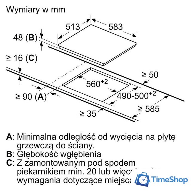 Варочная панель Bosch Serie 4 PKE645BB2E - Изображение №5 — Интернет-магазин Time-Shop