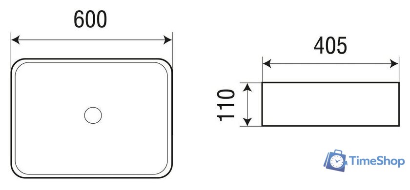 Умывальник WeltWasser Elbach 2174 MP - Изображение №4 — Интернет-магазин Time-Shop