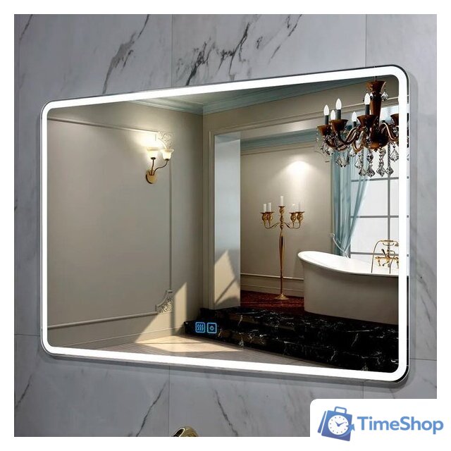  Пекам Зеркало Marta 1 80x60 marta1-80x60sp (с подсветкой, подогревом и сенсором на прикосновение) - Изображение №7 — Интернет-магазин Time-Shop