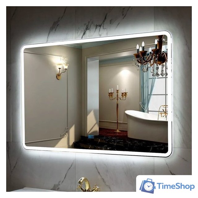  Пекам Зеркало Marta 1 80x60 marta1-80x60sp (с подсветкой, подогревом и сенсором на прикосновение) - Изображение №11 — Интернет-магазин Time-Shop