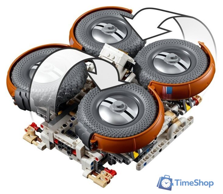Конструктор LEGO Technic 42182 Лунный вездеход НАСА «Аполлон» - Изображение №7 — Интернет-магазин Time-Shop