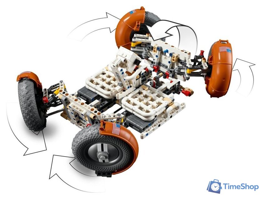 Конструктор LEGO Technic 42182 Лунный вездеход НАСА «Аполлон» - Изображение №6 — Интернет-магазин Time-Shop