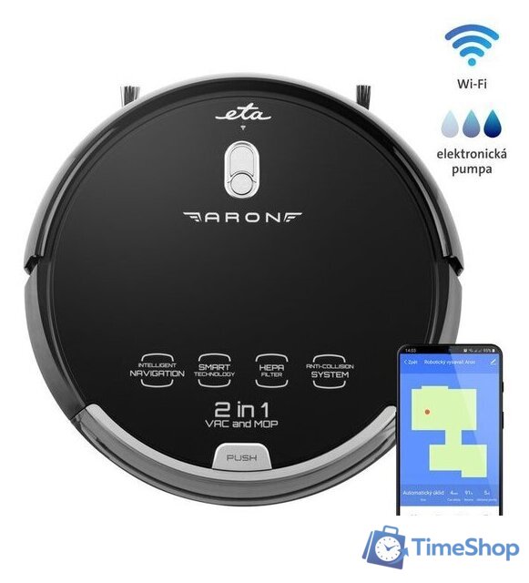 Робот-пылесос ETA Aron 2512 90000 - Изображение №1 — Интернет-магазин Time-Shop