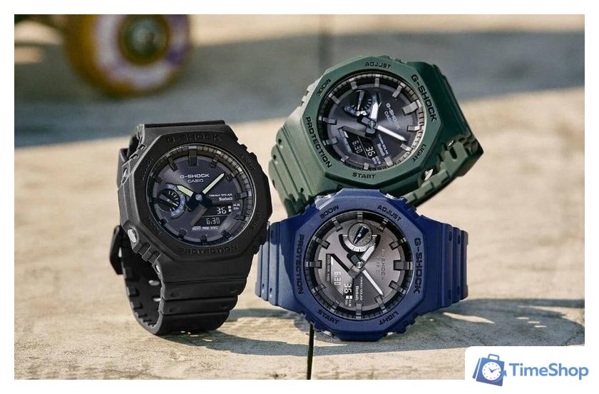 Наручные часы Casio G-Shock GA-B2100-1A1 - Изображение №4 — Интернет-магазин Time-Shop