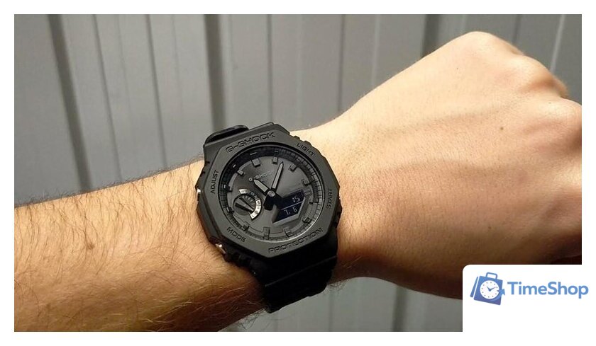 Наручные часы Casio G-Shock GA-B2100-1A1 - Изображение №7 — Интернет-магазин Time-Shop