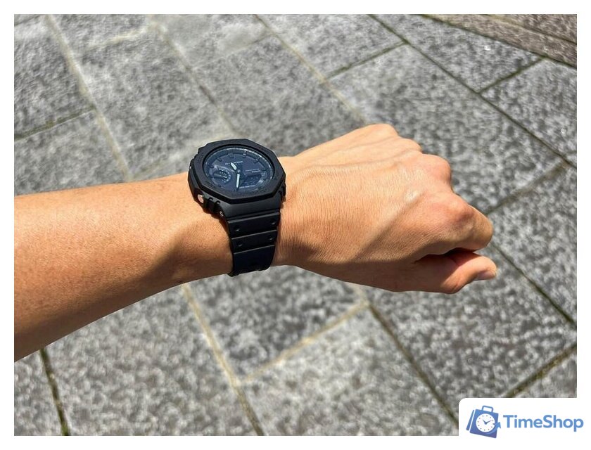 Наручные часы Casio G-Shock GA-B2100-1A1 - Изображение №6 — Интернет-магазин Time-Shop