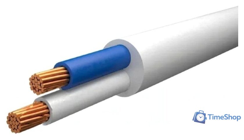 Провод силовой Автопровод ПВС-Т 2x2.5 (50 м) - Изображение №1 — Интернет-магазин Time-Shop