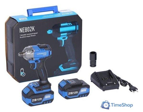 Гайковерт Nordberg NE802K (с 2-мя АКБ, кейс) - Изображение №1 — Интернет-магазин Time-Shop