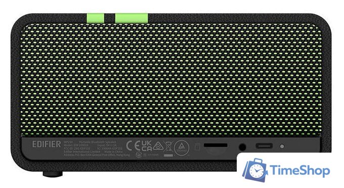 Беспроводная колонка Edifier MP230 (черный/зеленый) - Изображение №3 — Интернет-магазин Time-Shop